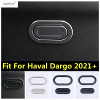 สำหรับ Haval Dargo 2021 2022 Copilot ถุงมือกล่องจับชามแผงเลื่อมตกแต่งฝาครอบสแตนเลสอุปกรณ์ตกแต่งภายใน