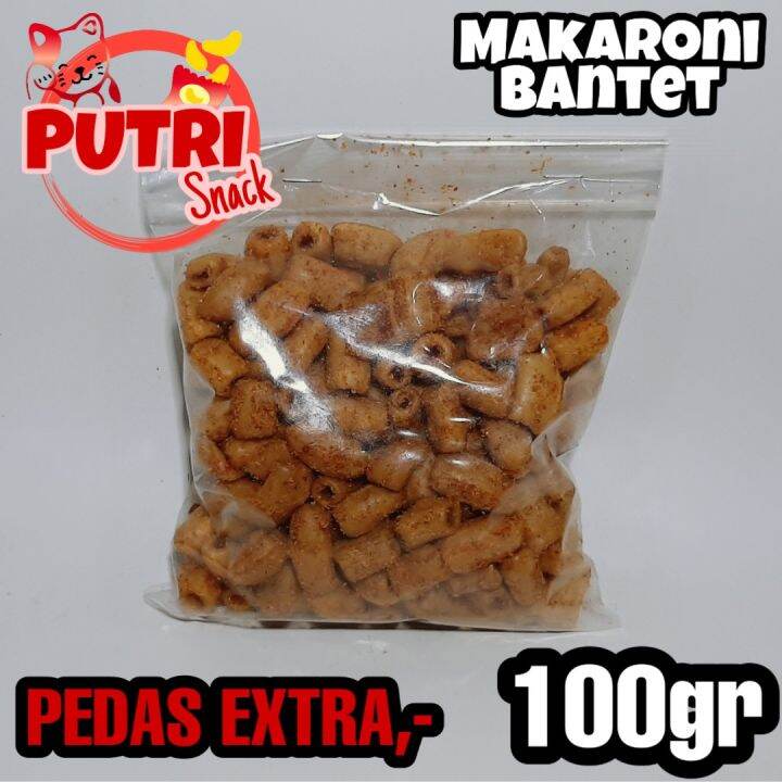 Makaroni Bantet Daun Jeruk Extra Pedas 100gr Banyak Rasa Lazada Indonesia