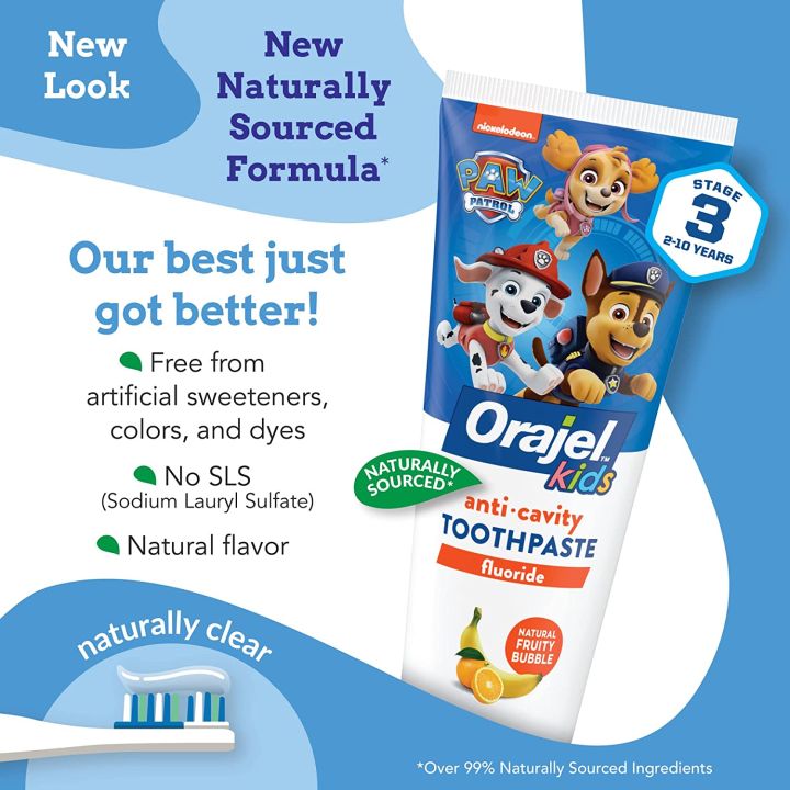 ยาสีฟันเด็ก-orajel-colgate-crest-firefly-นำเข้าจากอเมริกา-รุ่นนี้เป็นรุ่นมี-fluoride-นะคะ-สำหรับน้องๆ-อายุ-2-ปีขึ้นไป