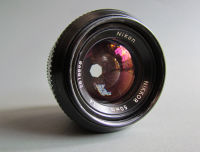 73) Nikon NIKKOR 1.4/50 SN 2818898 เลนส์กล้อง มือสอง ถ่ายจากของจริง ไม่รับคืน ไม่มีเก็บเงินปท. เลนส์มือหมุน