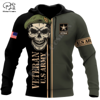 【Ready stock】2023 New StyleUS Army Eagle Marine Military Camo Suit Veteran NewFashion 3DPrint Men/Women Streetwear Pullover Jacket Hoodies N9{trading up}