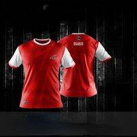 2023 newsoloz Red White JERSEY เสื้อยืดคอมโบ