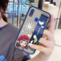 UCUC เคสโทรศัพท์เคสสำหรับ VivoY91การ์ตูนหมวกแดงเด็กหญิง SกันกระแทกFrostedกลับSoft Edge Fullฝาครอบเลนส์ป้องกันเลนส์Ultra Thin (สายรัดข้อมือ) เคสโทรศัพท์