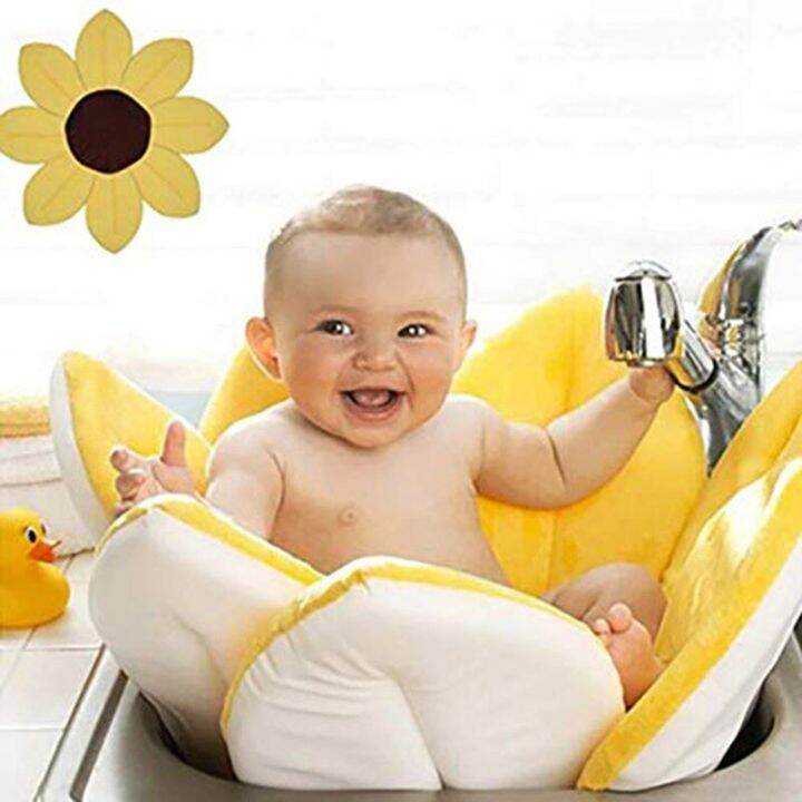 Moonbiffy Baby Flower Bath Tub Petal Lotus Pad Baby Bath Lotus Cushion