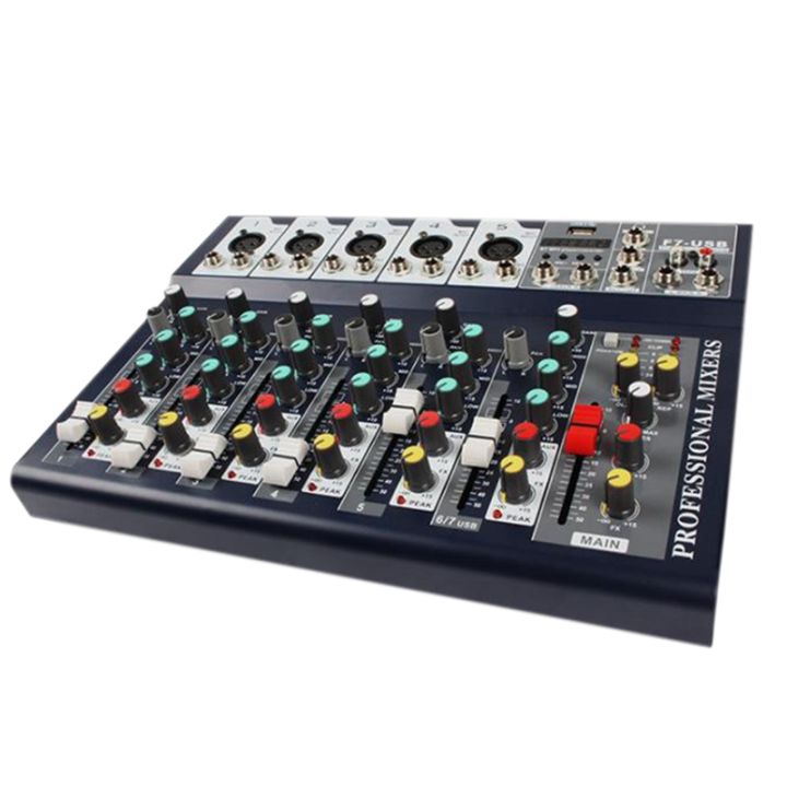 sound-card-audio-mixer-sound-board-console-desk-system-interface-7-channel-usb-bluetooth-mixing-effect-stereo
