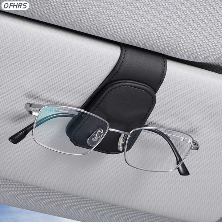 คลิปที่แขวนแว่นตาแม่เหล็กติดรถยนต์ใช้งานหลากหลายคลิปที่แขวนแว่นตาติดกระบังแสงสำหรับอุปกรณ์บังแดดรถ