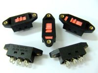 5pcs Slide Switch AC110/220V Select 6Pin DPDT 3 Position Wire Soldering Pin s458-1 Electrical Circuitry  Parts