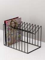 [COD] Bookshelf removable creative art net red desktop style book end storage magazine shelf