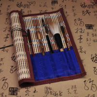 จีนแปรงกระเป๋าปากกาม่านป้องกันแปรงเครื่องมือม้วนปากกากระเป๋า
