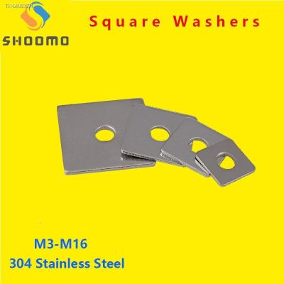 ✳ஐ✉ Square Washers Square Gasket Square Flat Pad Curtain Wall with Square Pad Square Washers Flat Gasket Pad 304 Stainless Steel GB