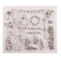 Flower Gift Silicone Clear Seal Stamp DIY Scrapbooking Embossing Photo Album Decorative Paper Card Craft