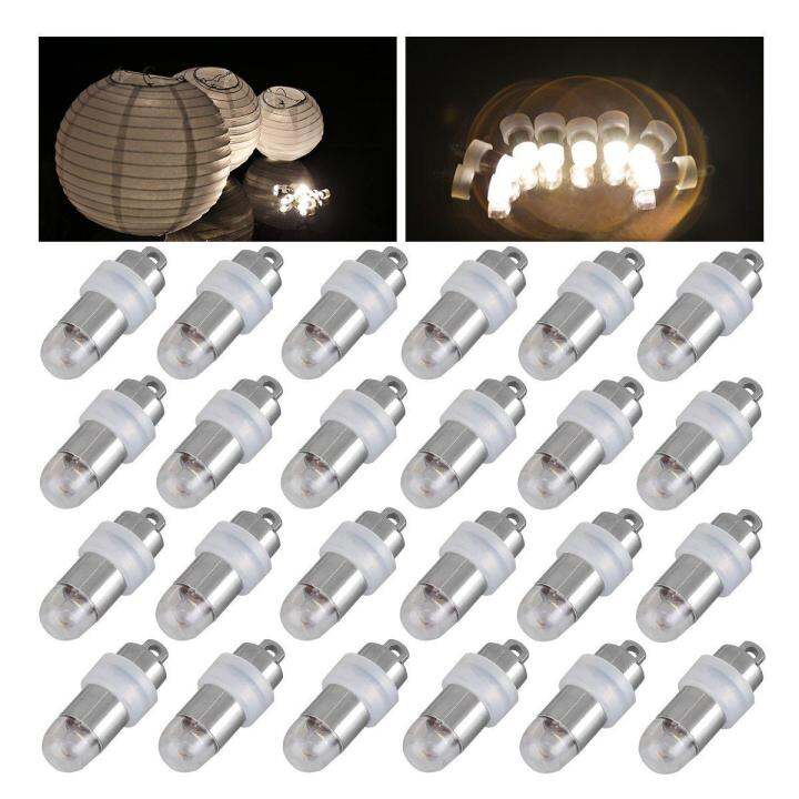 24x Nonblinking Mini LED Party Lights for Balloons Paper Lanterns
