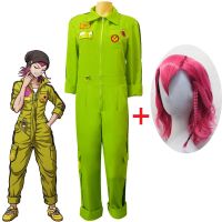 Anime Costumes Danganronpa Kazuichi Souda Cosplay Costume Halloween Carnival Mens Repairman Funny Jumpsuits Red Wig