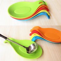 Food Grade Silicone Spoon Mat Silicone Heat Resistant Placemat Tray Spoon Pad Drink Glass Coaster Hot Sale Kitchen Tool