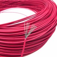 UL1007 20AWG 26*0.25 2.5mm power cable wire electrical wires PVC Insulated tinned copper electronic wire Red color Wires Leads Adapters