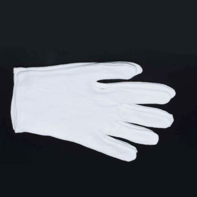 ถุงมือให้ความชุ่มชื้นสำหรับเครื่องสำอาง ถุงมือทำงาน ผ้าฝ้ายเนื้อนุ่มสำหรับตรวจสอบเครื่องประดับสำหรับมือแห้ง
