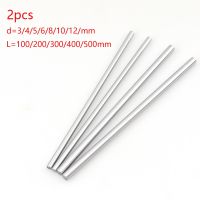 2pcs Linear Shaft Guide Rail 3d Printer Parts Cylinder Chrome Plated Liner Rods Axis Linear Shaft Round Rod L100 200 300 400 cnc