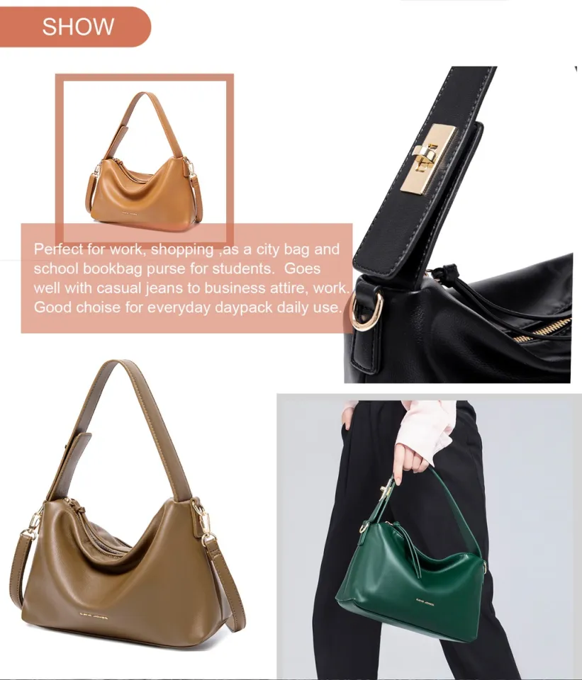 David Jones tote bag women sling bag ladies handbag branded shopping bag  leather shoulder bag 2022