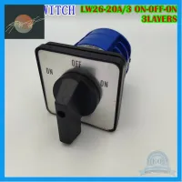 ⭐4.9 88+ขายแล้ว คุ้มค่า LW-26 20A/3/5 SELECTOR SWITCH  CAM SWITCH  ซีเล็คเตอร์สวิตซ์  3ชั้น 5ชั้น หน้าปัด 64x64 ON-OFF/ON-OFF-ON/1-2-3-4-5 คุ้มค่าสำหรัเงิน  แผงวงจรหรือชิ้นส่วนแผงวงจร