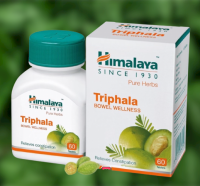 Himalaya Triphala ช่วยในการขับถ่าย และส่งเสริมสุขภาพของลำไส้ 1 กระปุกมี 60 เม็ด