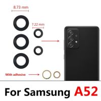 5pcs / set For Samsung A52 A72 4G 5G Camera Glass Lens Cover With Adhesive Glue Phone Repair Parts