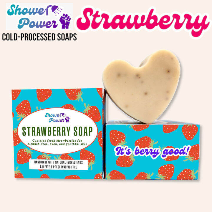 Strawberry Soap Shower Power coldprocessed Lazada PH