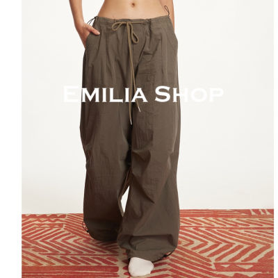 A20M02U Y2K ใหม่ 2023 กางเกงขายาวผู้หญิง กางเกงเอวสูง กางเกงขายาว SHOP EMILIA