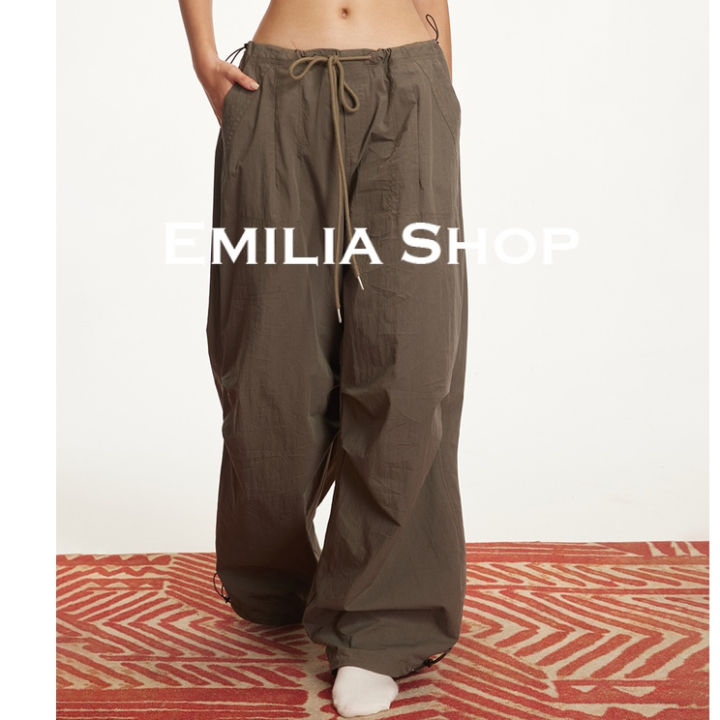 a20m02u-y2k-ใหม่-2023-กางเกงขายาวผู้หญิง-กางเกงเอวสูง-กางเกงขายาว-shop-emilia