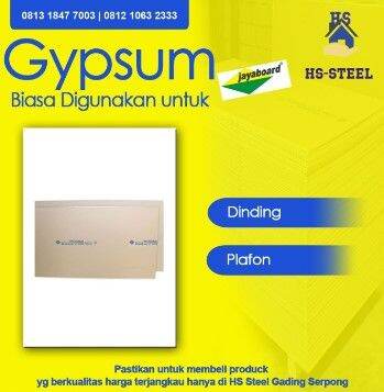 Gypsum Jayaboard | Lazada Indonesia