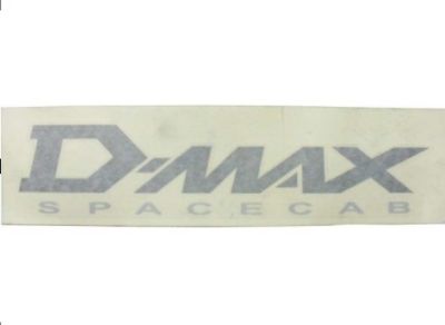 สติ๊กเกอร์ D-MAX SPACECAB ติดแผงข้าง D-max 03-06 ของแท้ 8973919381 (สีอ่อน) แผ่นละ