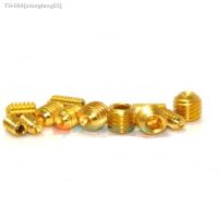 ►❃□ 20pcs Grade 12.9 Grub Screws DIN916 Allen Key Bolts Screws Titanium Plating Gold Alloy Steel Metric M3 M4 M5