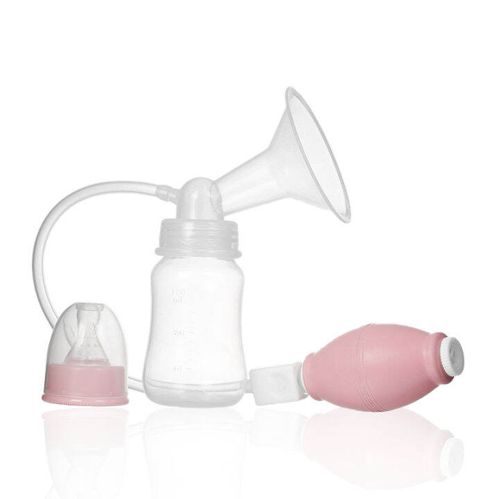 Hamshmoc Soft Breast Pump Portable Manual Bpa Free LeakProof AntiReflux Breast Milk Collector