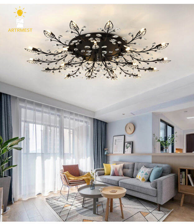 New item fancy ceiling light LED Crystal ceiling lamp modern lamps for