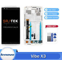 5.5 Pantalla สำหรับ Lenovo Vibe X3จอแสดงผล LCD มะนาว X X3C50 X3C70ชิ้นส่วนทดแทนการกำหนดตำแหน่งสัมผัสหน้าจอแก้ว X3A40