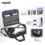 ANYTEK Túi Đựng Vỏ Cứng Túi Đựng Đồ Tương Thích Cho Máy Chơi Game Ps5 Túi
