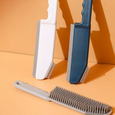 【hot】 Countertop Scraper Silicone Window Mirror Scrubber Sink Scourer Rubber Crevice Cleaning Tools Household Supplies