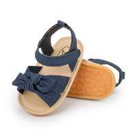 Summer Baby Girl Sandals Cute Bowknot Baby Girls Shoes Toddler Infant Flat Soft-Sole Summer Sandals Non-slip Shoes Crib