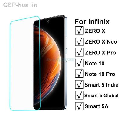 หลังจากใช้มันแล้ว☼✒3-1Pc Nota 10 Pro Vidro Temperado Para Infinix Smart 5a Protetor De Tela Película Proteção Zero X Neo Pelicula