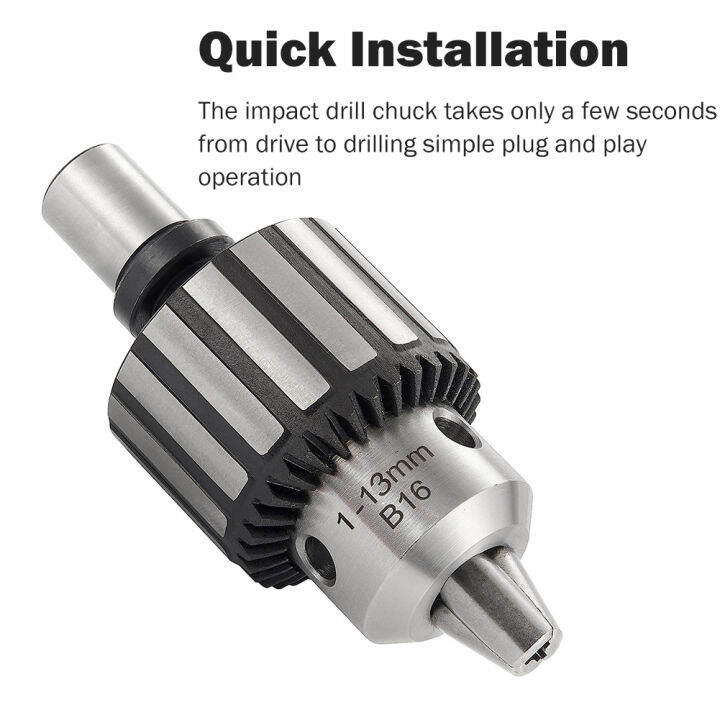 heavy-duty-tool-mini-replacement-part-converter-keyless-electric-grinder-durable-quick-change-steel-professional-accessories-drill-chuck