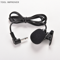 TOOL IMPROVER 3.5mm MINI Studio Speech ไมโครโฟนคลิปบนปกสำหรับ PC Desktop Notebook