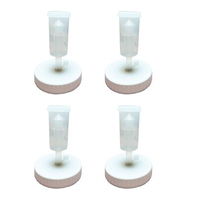 4Pc Mouth Jars Lids Fermenting Lids with Airlocks Fermentation Kit for Making Sauerkraut in Wide Mouth Jars