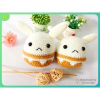 [Cloverainy Craft] พวงกุญแจถักโครเชต์ แฮนด์เมด ลาย Dodoco Klee Bomb Genshin Impact Amigurumi cvt