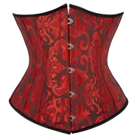 รัดตัว Underbust Top Body Shaper สำหรับ Wome เอว Cincher Sexy Gothic Plus ขนาด Corpete Corselet แฟชั่นสีดำสีขาวสีแดงสีฟ้า rose