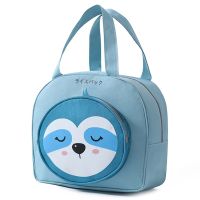 Reusable Insulated Cooler Lunch Bag for Adult &amp; Kids Cute Portable Carry Case Waterproof Bag