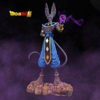 คลังสินค้าพร้อม30ซม. ดราก้อนบอล Z GK Super Beerus Pvc ตุ๊กตาขยับแขนขาได้เทพเจ้าแห่งการทำลายของขวัญของเล่นแบบจำลองตัวเลข