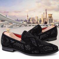 ▤☑۩ xing lu nan ☞รองเท้าอย่างเป็นทางการ รองเท้าบูท Fashion Style leather men shoes Casual Crocodile leather Loafers men