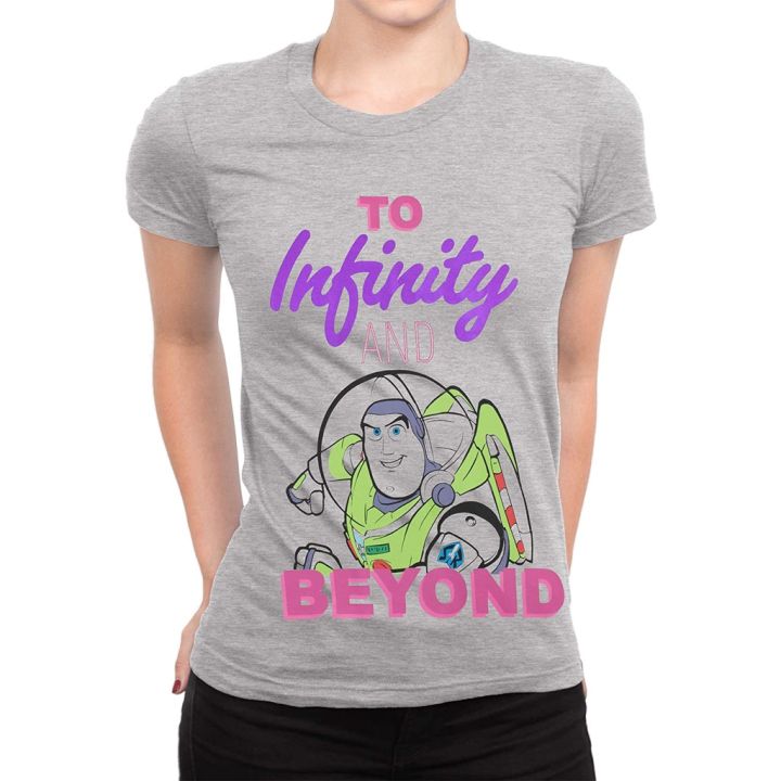 tee-เสื้อยืดแฟชั่น-ดิสนีย์เสื้อยืดลำลอง-disney-womens-toy-story-t-shirt-buzz-lightyear-disney-team