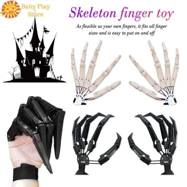 BabyPlayStore Articulated Fingers Scarry Fake Fingers Halloween ...