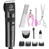 ✲❃ Professional Dog hair trimmer Electric Pet Cat Hair Clipper Grooming Shaver Set Pets Haircut Machine Spare Head 110-240V AC