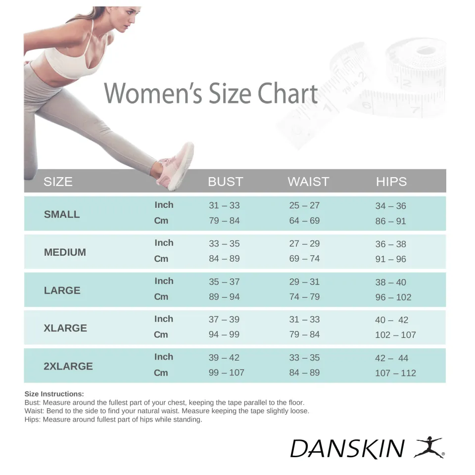 Danskin Crunches Fitness Sports Bra with Removable Pads Women Activewear